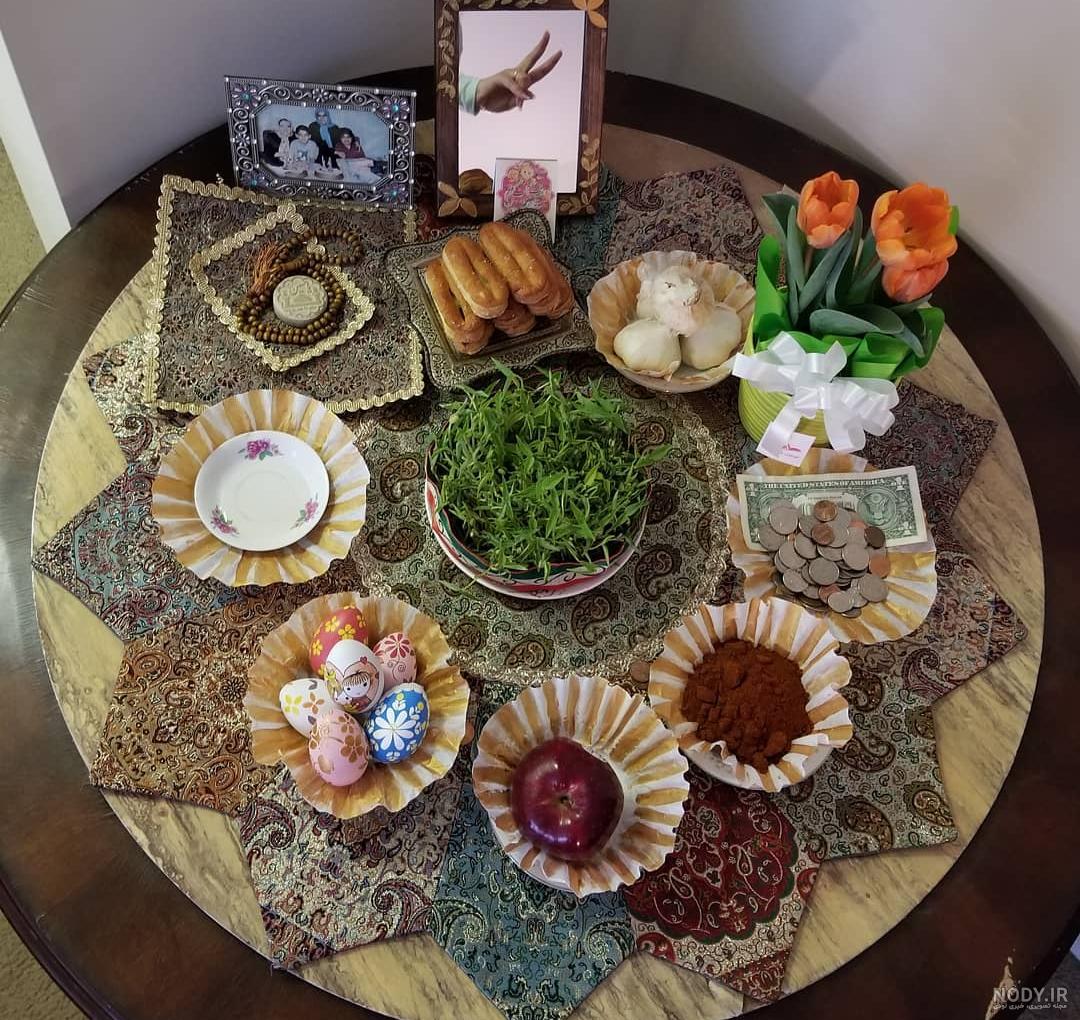 مدل تزیین سفره هفت سین با ایده های ساده، شیک و مدرن مدل تزیین سفره هفت سین با ایده های ساده، شیک و مدرن
