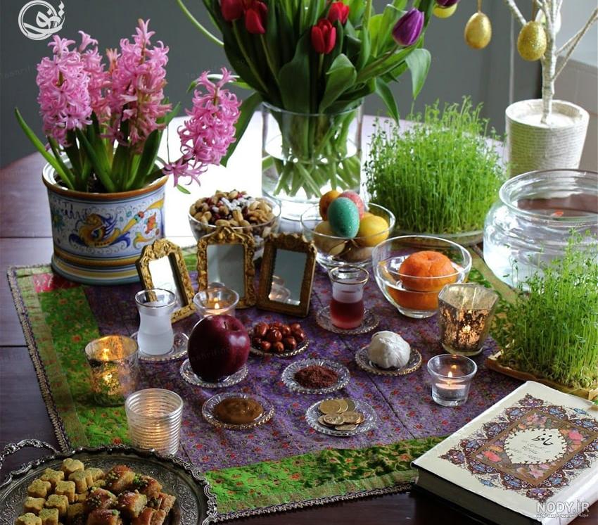 ۱۱ عکس با کیفیت از سفره های هفت سین ۱۱ عکس با کیفیت از سفره های هفت سین