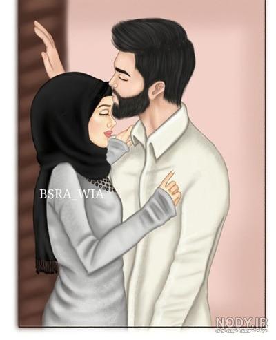 عکس دختر کارتونی دونفره