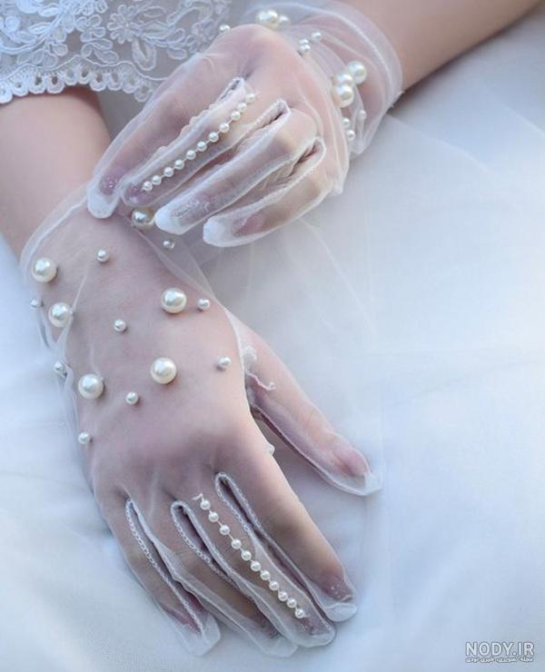 عکس دستکش عروس عکس دستکش عروس