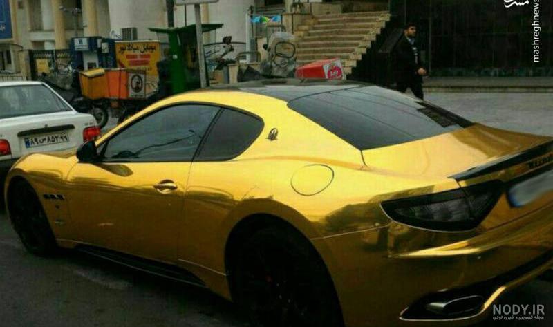 عکس ماشین طلای کریستین رونالدو