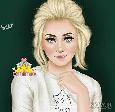 عکس پروفایل دخترونه دونفره کارتونی ۱۴۰۰ - عکس نودی