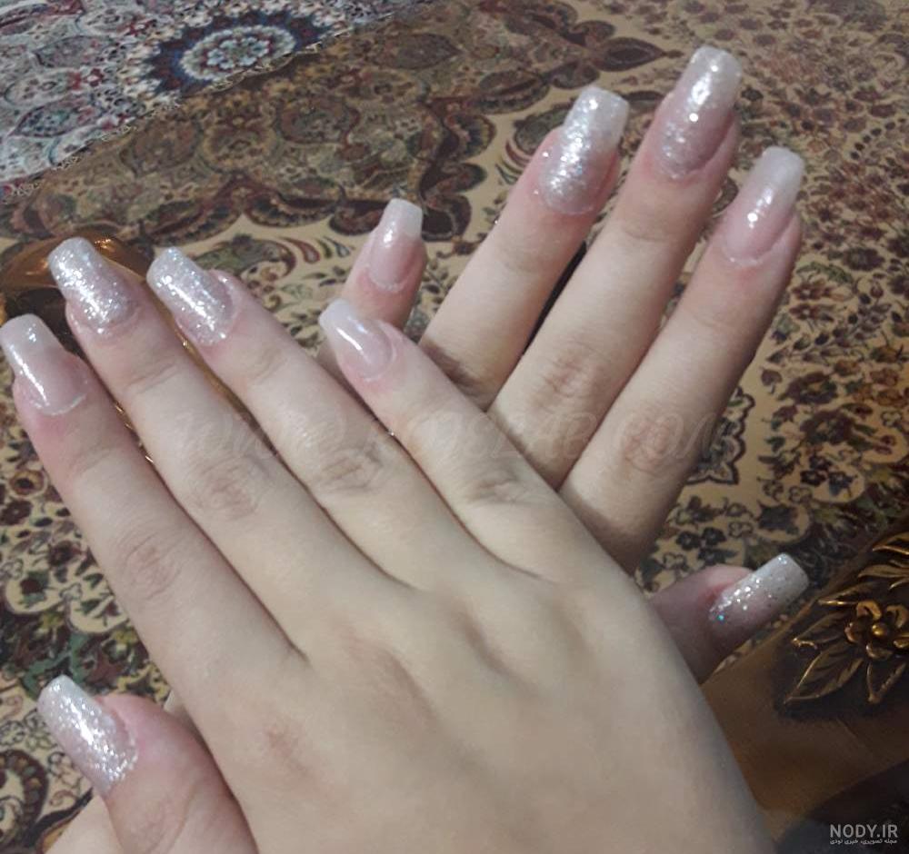 عکس کاشت ناخن پودر