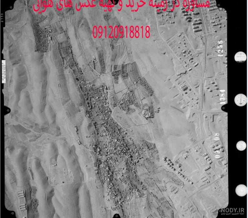 عکسی از نقشه هوایی روستای جوره کندی