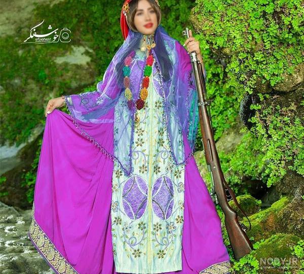 مدل لباس لری زنانه شیک و جدید + لباس محلی لری مجلسی
