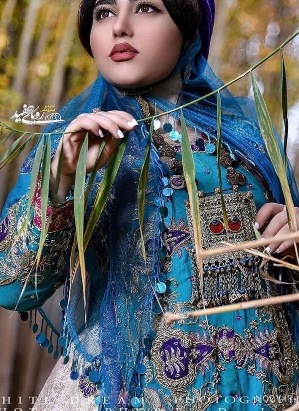 مدل لباس لری زنانه شیک و جدید + لباس محلی لری مجلسی