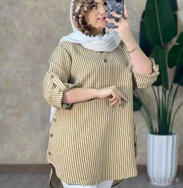 مدل مانتو بلند تابستانه - عکس نودی
