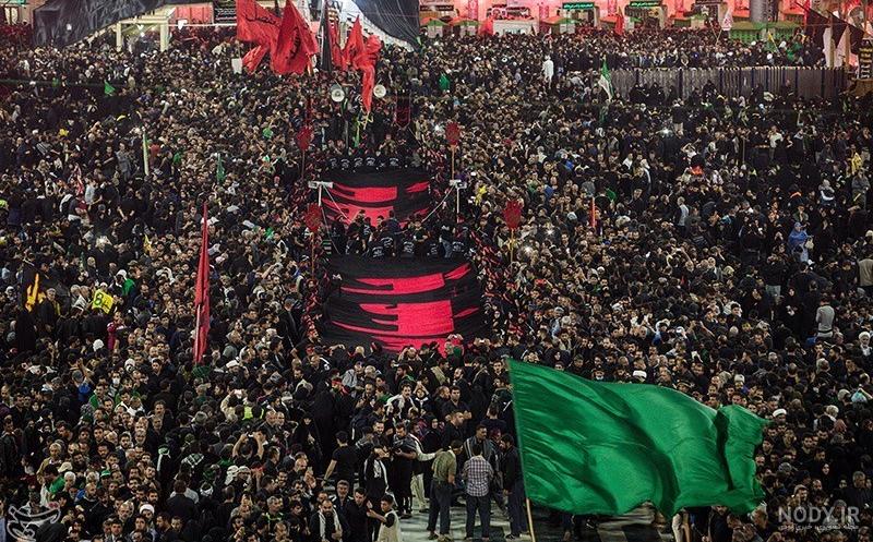 گزارش تصویری از ظهر اربعین در کربلا