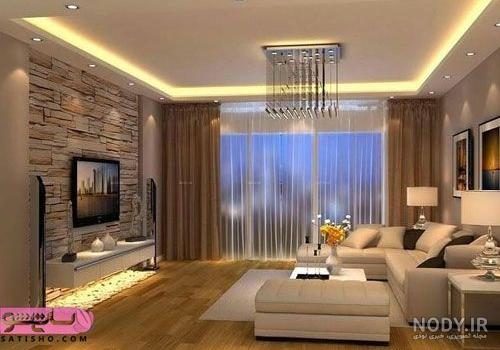دکوراسیون شیک و جذاب پذیرایی و نشیمن