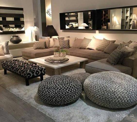 دکوراسیون پذیرایی مدرن و شیک ایرانی به همراه 50 ایده ناب