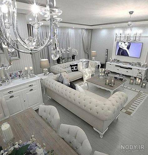 طراحی های زیبای دکوراسیون پذیرایی مجله تصویر زندگی