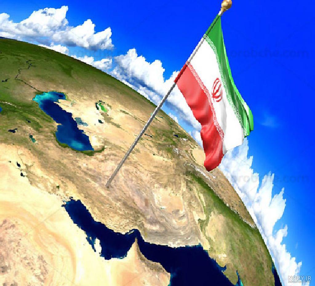 عکس جدید پرچم ایران - کامل (مولیزی)