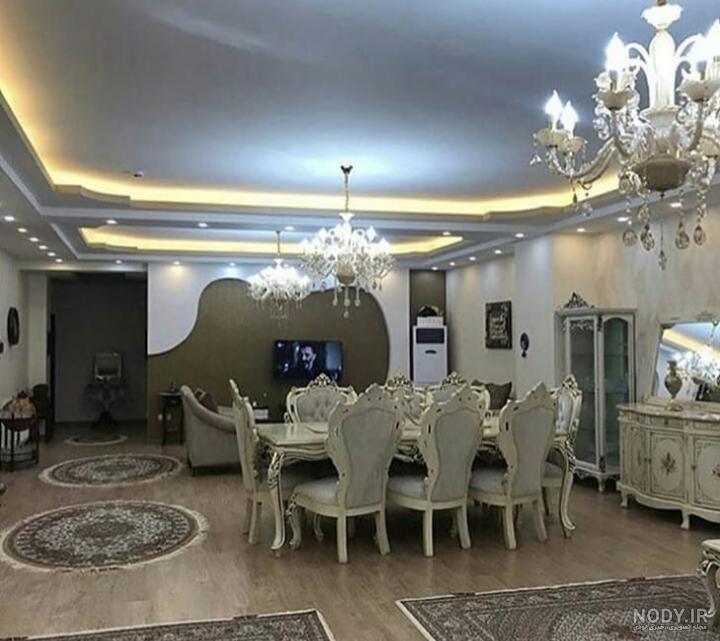 عکس دکوراسیون هال و پذیرایی