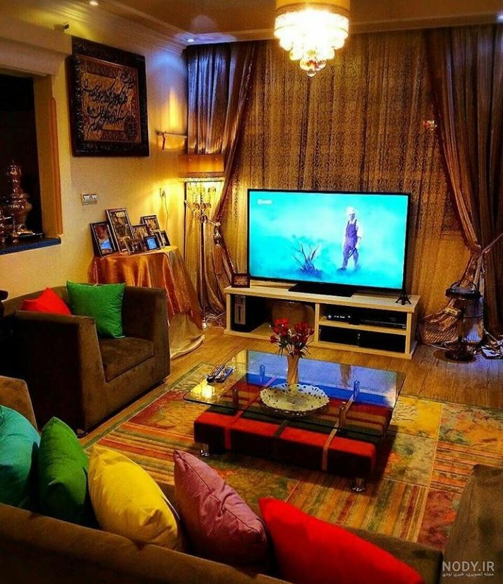 عکس دکوراسیون پذیرایی ایرانی با طراحی های شیک و جدید برای شما