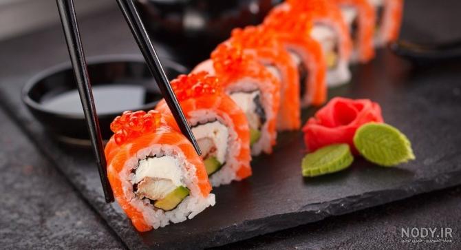 عکس غذای ژاپنی سوشی sushi food عکس غذای ژاپنی سوشی sushi food