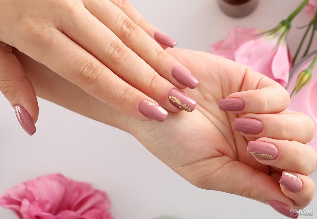عکس کاشت ناخن با لاک ژل عکس کاشت ناخن با لاک ژل
