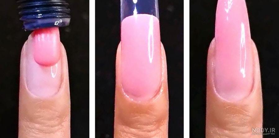 عکس کاشت ناخن با ژل عکس کاشت ناخن با ژل