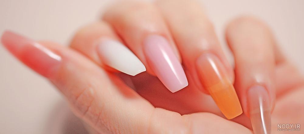 عکس کاشت ناخن با ژلیش عکس کاشت ناخن با ژلیش