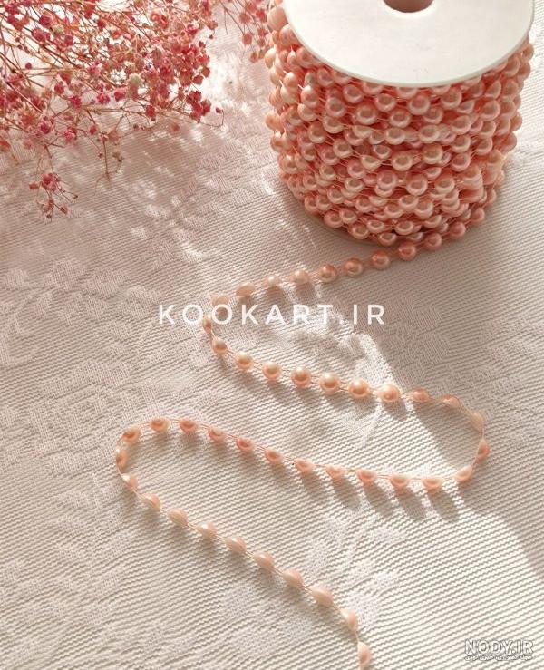 مروارید لپه ای متری – گلبهی – آموزش گلدوزی و فروش لوازم