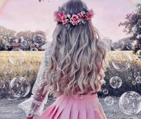 والپیپر عکس دختر صورتی والپیپر عکس دختر صورتی