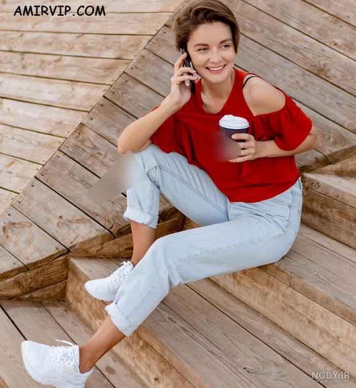 10 مدل ست شومیز با شلوار جین — AmirVIP 10 مدل ست شومیز با شلوار جین — AmirVIP
