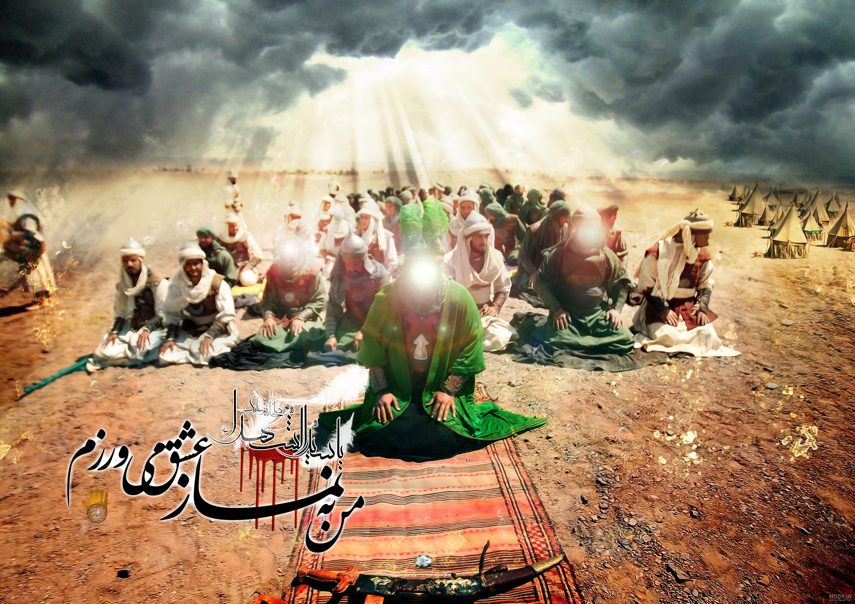 تصاویر زیبا از آثار عاشورایی حسن روح الامین - کرب و بلا- سایت تخصصی ...