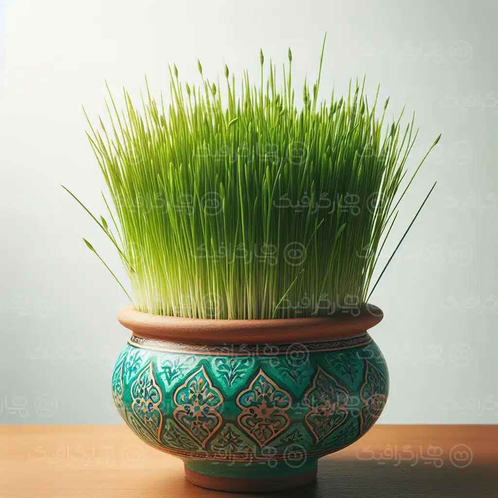 تصویر سبزه نوروز - همیار گرافیک - تصویر عید