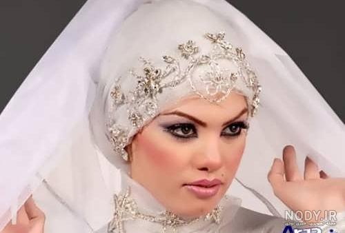 تور عروس باحجاب 2023 | لباس عروس با حجاب ساده | مدل موی عروس با ...