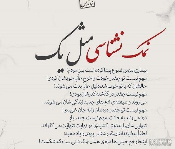 جملات سنگین در مورد نمک نشناسی (پیامک و متن تیکه دار برای دست بی نمک)