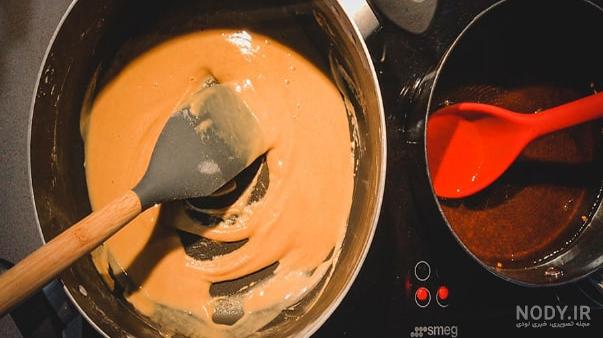 طرز تهیه حلوا زعفرانی با آرد سفید – خوشمزه و مجلسی - کتاب کاله
