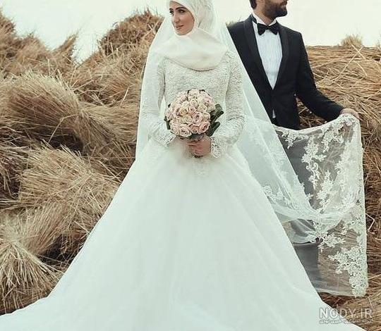 عکس با حجاب عروس