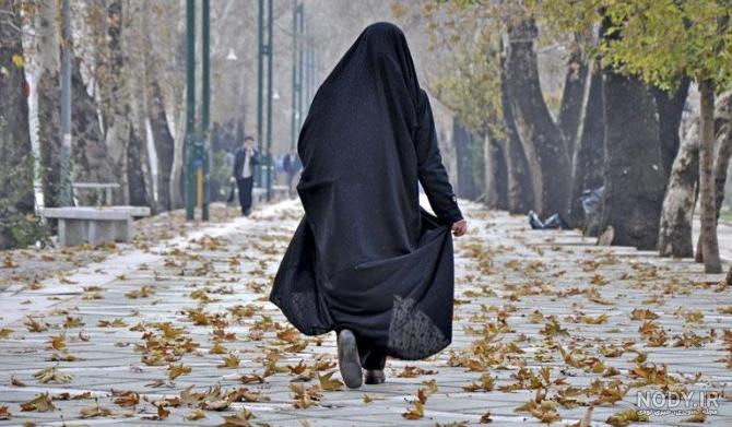عکس دختر با چادر 1401 | عکس پروفایل دختر چادری در پاییز | عکس دختر ...