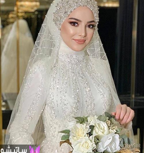 عکس عروس با حجاب