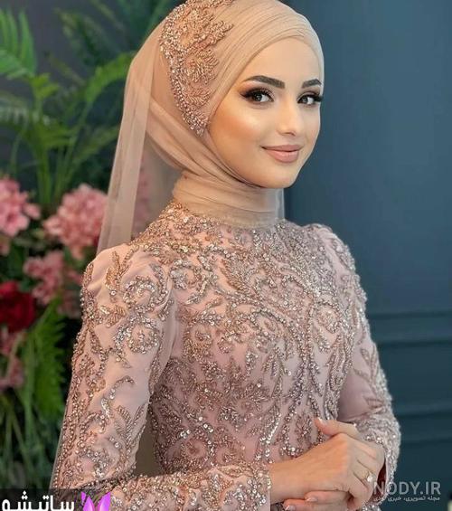 عکس عروس زیبا با حجاب