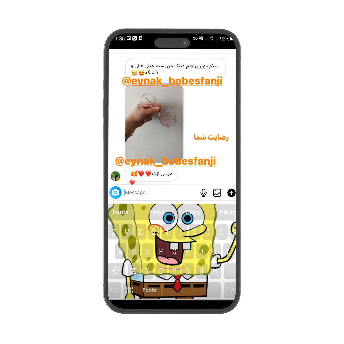 عکس عینک طبی دخترانه شیک