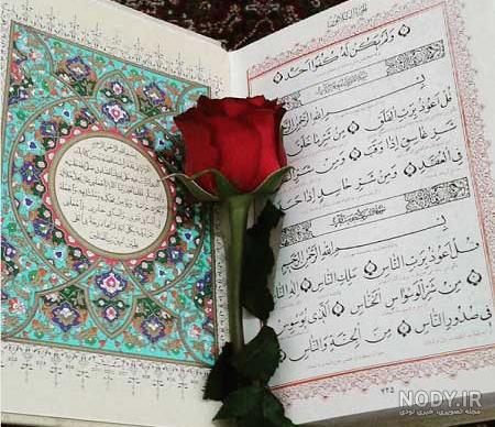 عکس قران و گل - کامل (مولیزی)