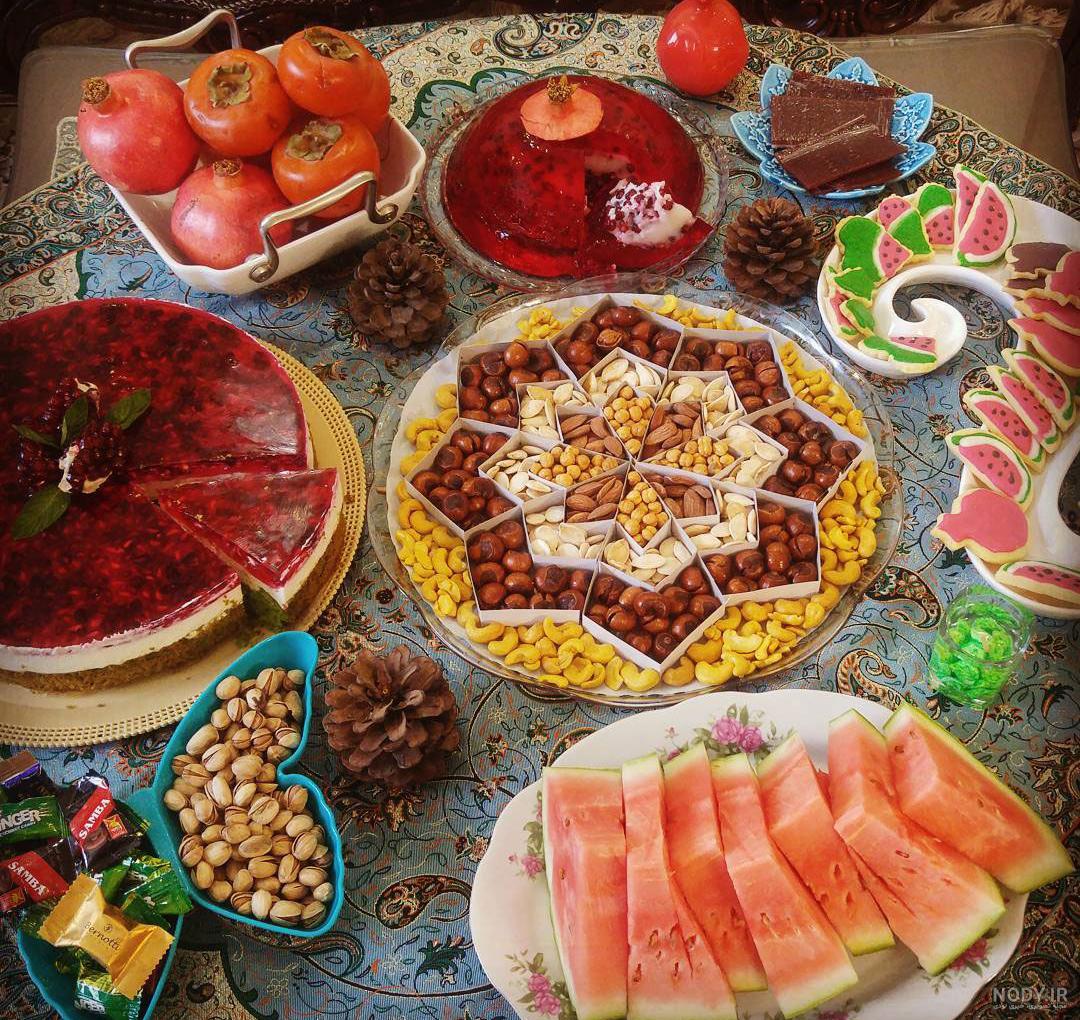 عکس نوشته درباره تبریک شب یلدا برای پروفایل :: استیکر نام ها