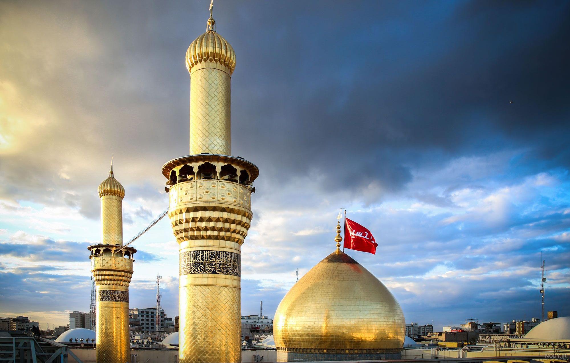 عکس نوشته پروفایل امام حسین و کربلا ۱۴۰۲ با متن زیبا