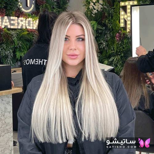 عکس هایلایت مو یخی عکس هایلایت مو یخی