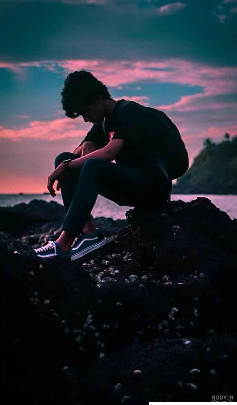 عکس پروفایل پسرونه غمگین بدون متن