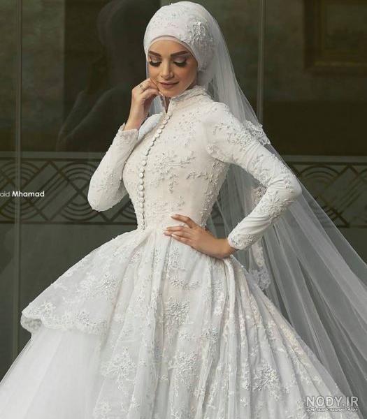 لباس عروس با حجب و حیا❤ مذهبے هاے جذاب❤ icu19 - عکس ویسگون