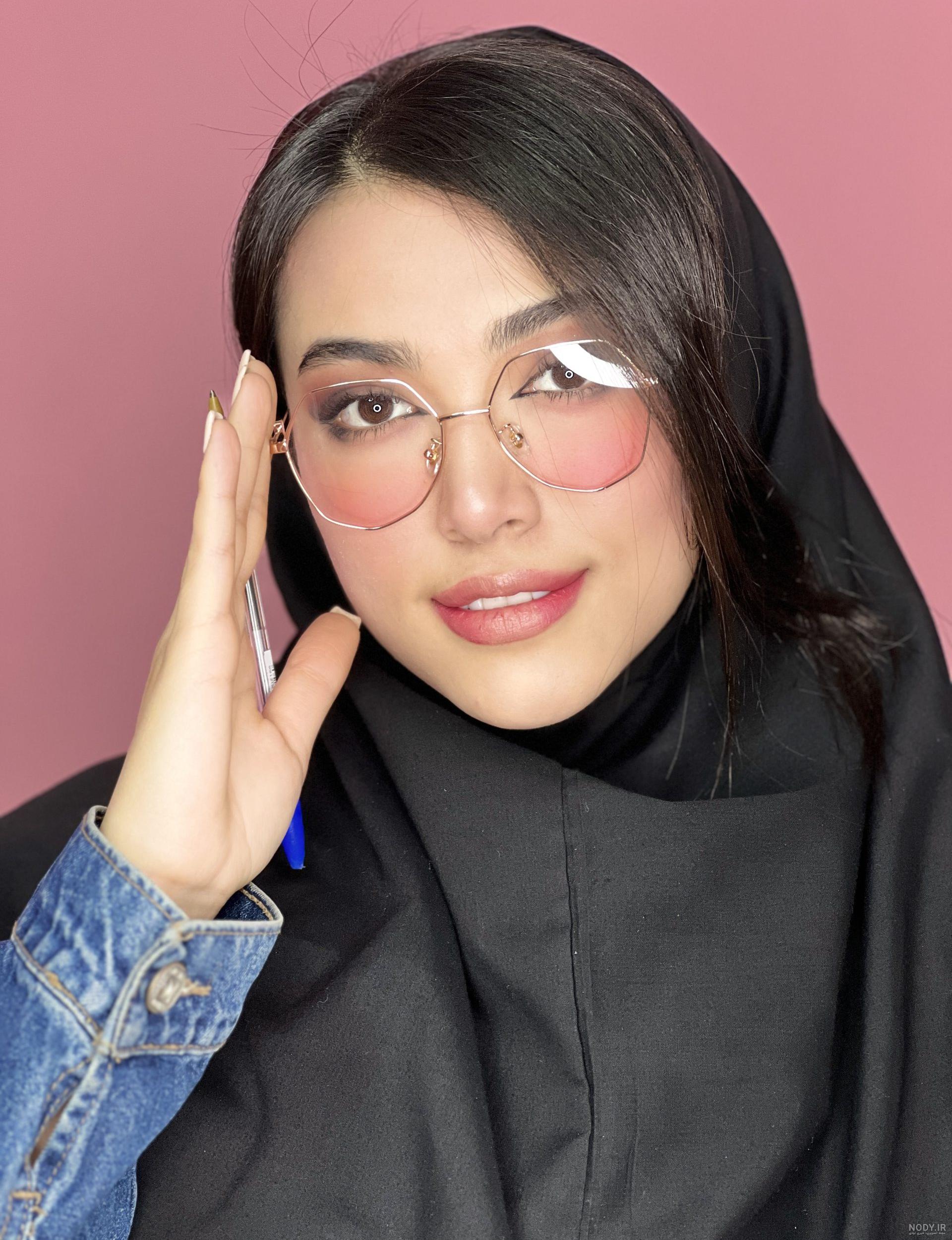 مدل عینک آفتابی دخترانه برای صورت گرد