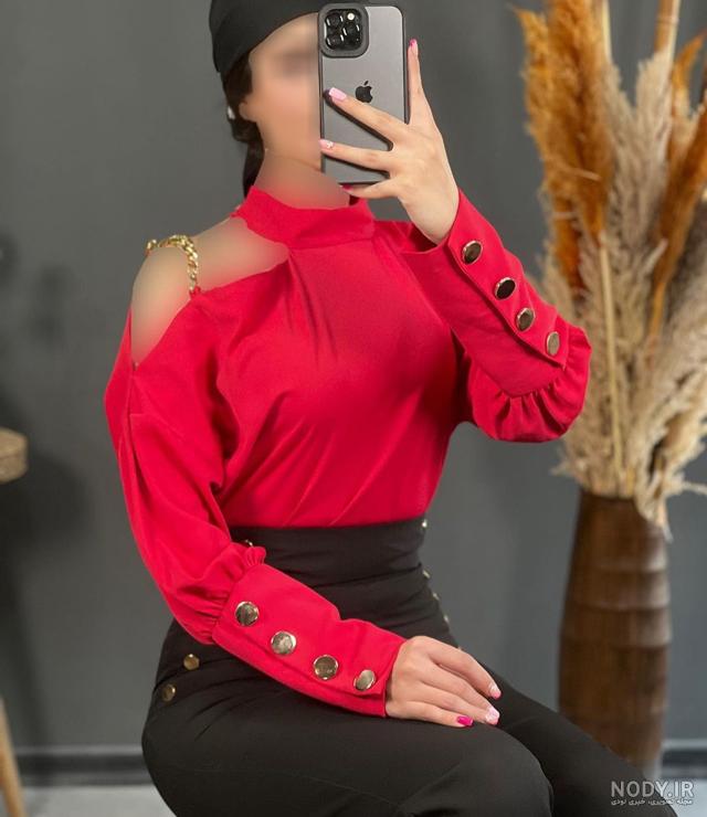 ۴۰ مدل شومیز قرمز مجلسی جدید ۱۴۰۲ ؛ جذابیتی شیک و بی‌نظیر برای ...