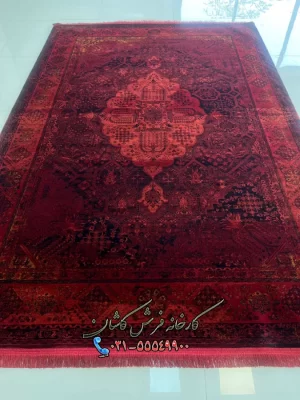 خرید و قیمت فرش ۹ متری ، طرح خاطره ، رنگ زرشکی | ترب
