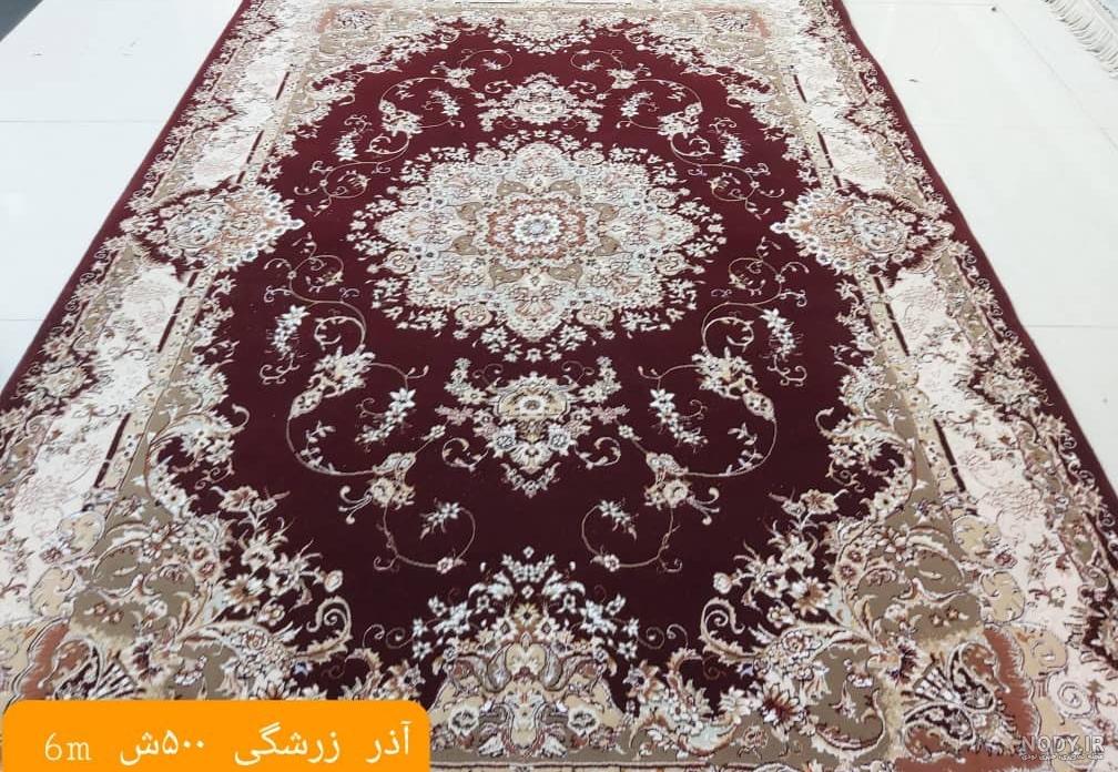 خرید و قیمت فرش ۹ متری ، طرح خاطره ، رنگ زرشکی | ترب