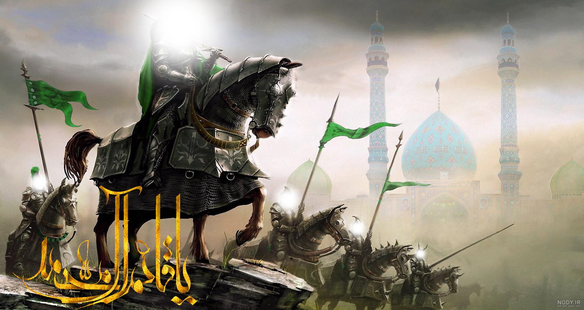 عکس جمکران با امام زمان