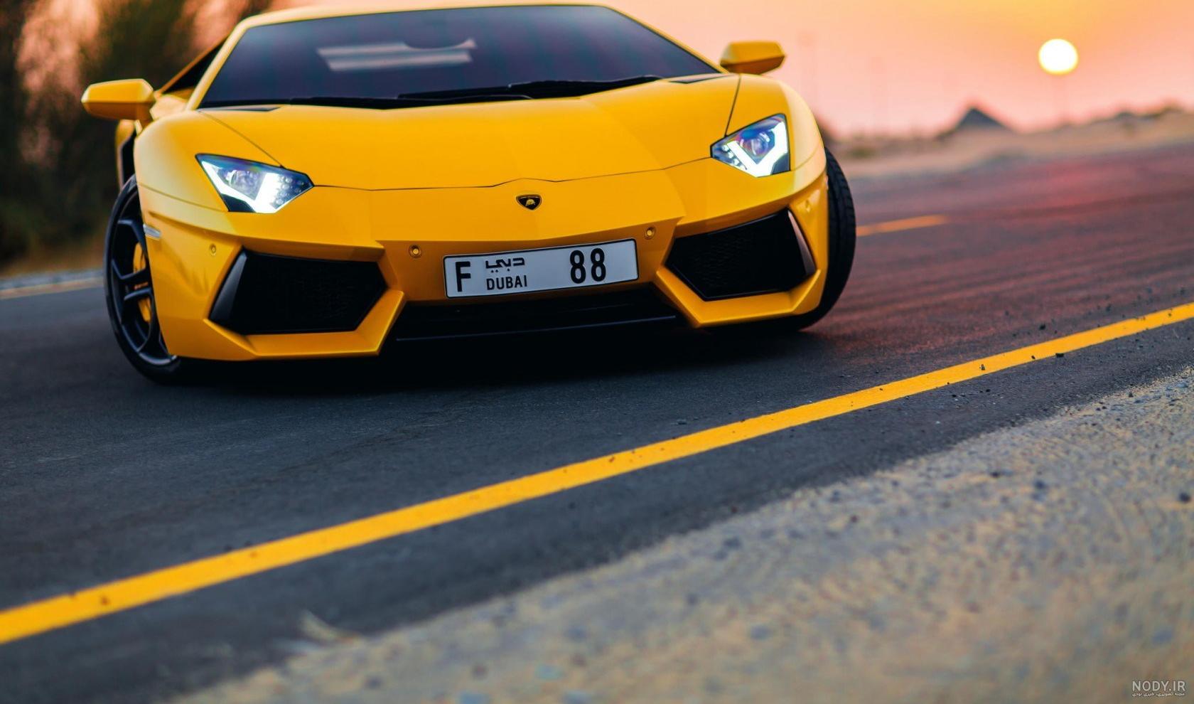 عکس ماشین زرد و مشکی عکس ماشین زرد و مشکی