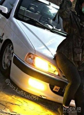 عکس دست دونفره طبیعی تو ماشین پژو پارس