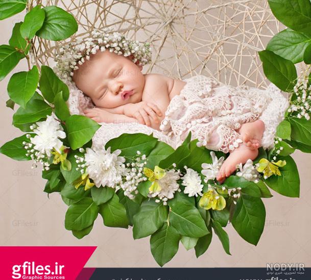 ایده عکس نوزاد با گل محمدی ایده عکس نوزاد با گل محمدی