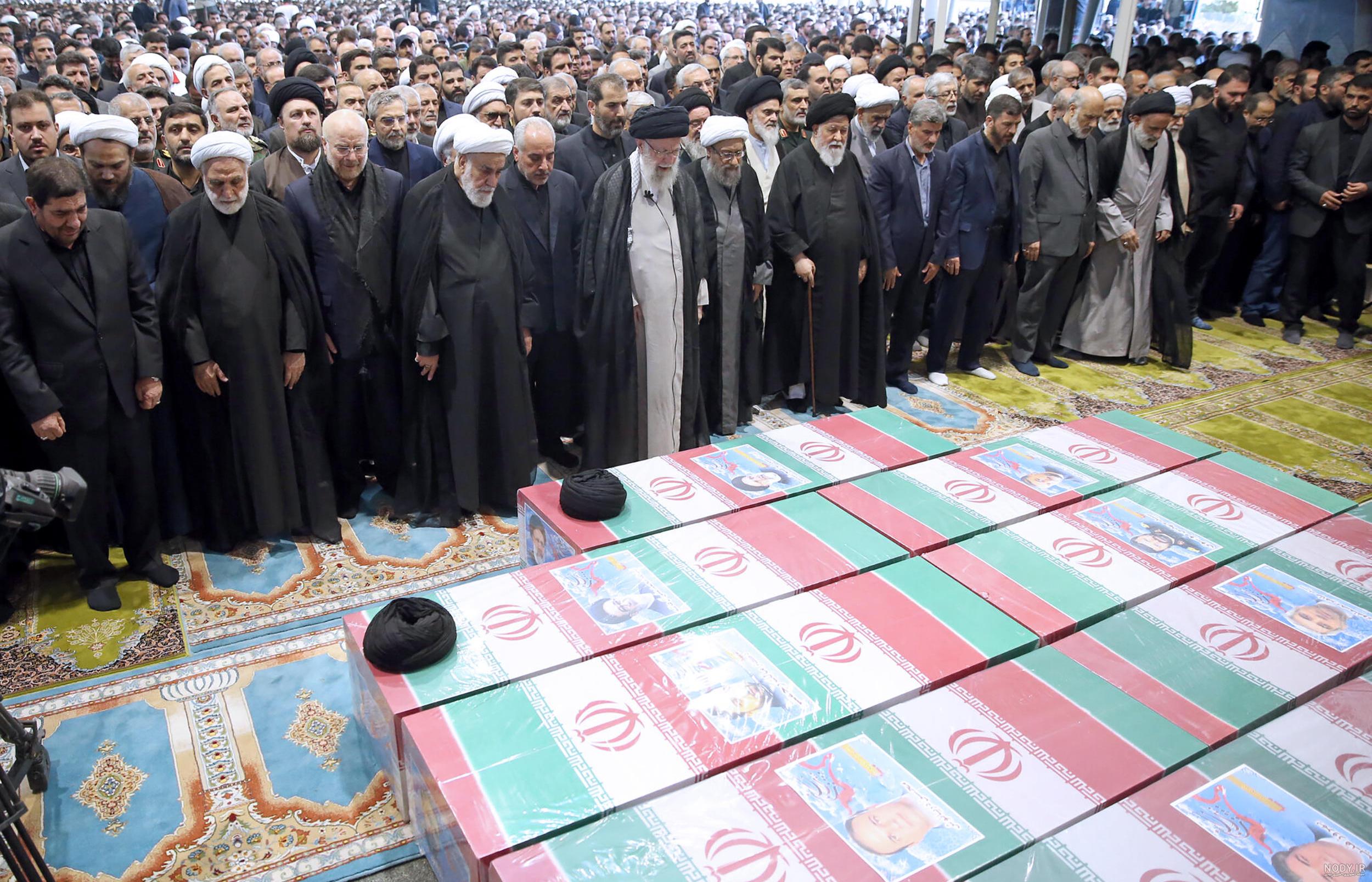 در صف اول مراسم تشییع پیکر رئیسی چه کسانی بودند+عکس در صف اول مراسم تشییع پیکر رئیسی چه کسانی بودند+عکس
